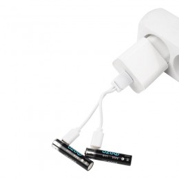 Аккумулятор литиевый AAA 1.5В Li-Ion 1000мВт.ч 660мА.ч зарядка от Type-C шнур в комплекте BL-2 (уп.2шт) ФАZА 5061637