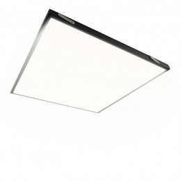 Светильник светодиодный ДВО PPL 588/G OPAL 40Вт 4000К IP40 588х588х25мм BLACK Грильято Pro JazzWay 5062023