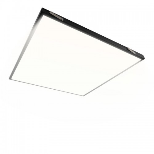 Светильник светодиодный ДВО PPL 588/G OPAL 40Вт 4000К IP40 588х588х25мм BLACK Грильято Pro JazzWay 5062023