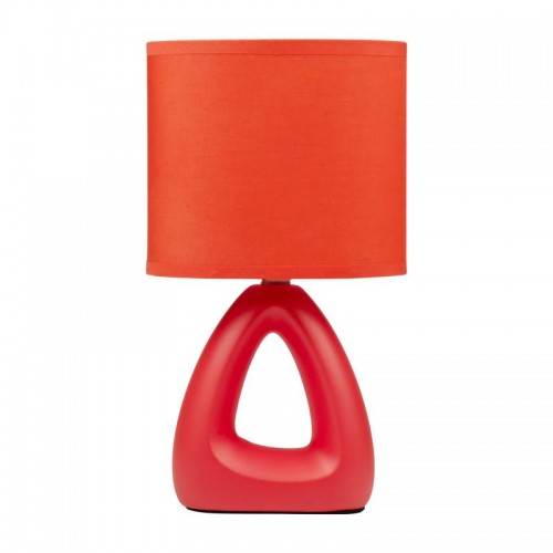 Светильник настольный JH2-01-og E14 IP20 170х100х300мм керамика; ткань; PVC-пластик оранж. JazzWay 5062290