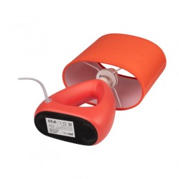 Светильник настольный JH2-01-og E14 IP20 170х100х300мм керамика; ткань; PVC-пластик оранж. JazzWay 5062290