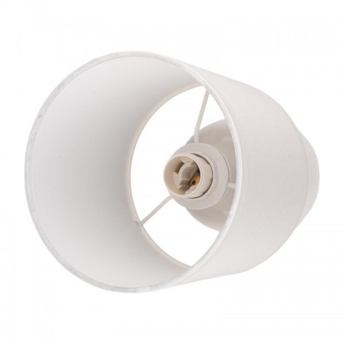 Светильник настольный JH2-02-wh E14 IP20 130х130х255мм керамика; ткань; PVC-пластик бел. JazzWay 5062313