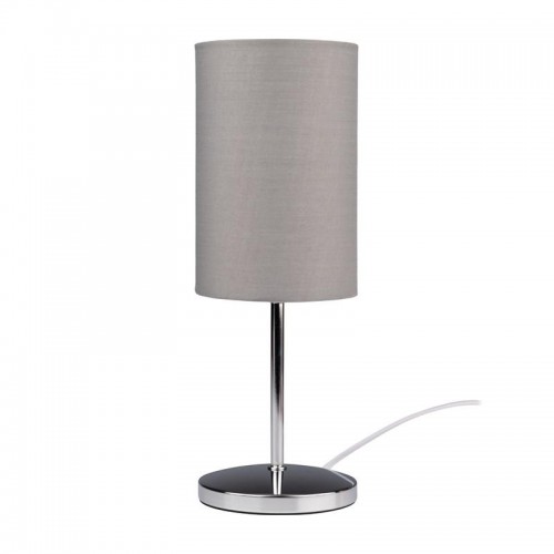 Светильник настольный JH3-01-gy E14 IP20 110х110х310мм метал.; ткань; PVC-пластик сер. JazzWay 5062368