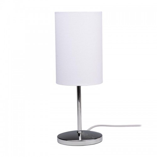 Светильник настольный JH3-01-wh E14 IP20 110х110х310мм метал.; ткань; PVC-пластик бел. JazzWay 5062344