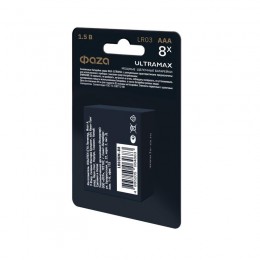 Элемент питания алкалиновый AAA/LR03 1.5В ULTRAMAX BL-8 (уп.8шт) ФАZА 5064683