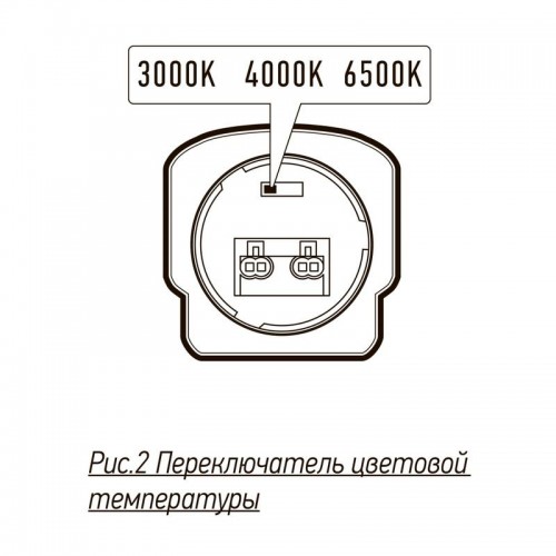 Светильник светодиодный PWP-C7 PRO 1200 36Вт 3000К/4000К/6500К IP65 5400лм ДСП 3CCT влагозащ. с переключением цветовой температуры Pro+ JazzWay 5068834