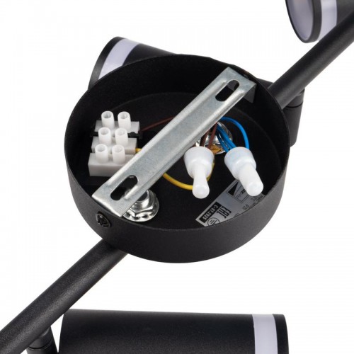 Светильник PCL-0104 4xGU10 IP20 230В BL настен./потолочн. декор. под лампу JazzWay 5066465