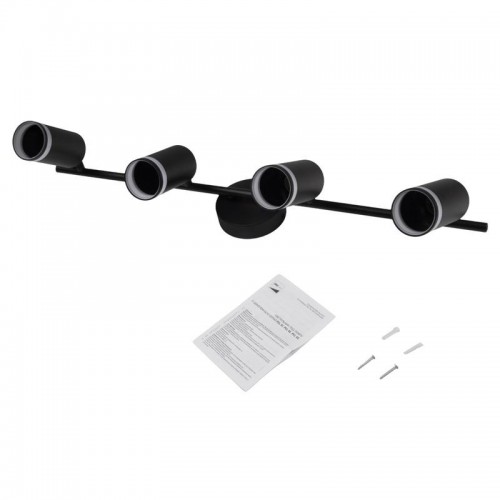 Светильник PCL-0104 4xGU10 IP20 230В BL настен./потолочн. декор. под лампу JazzWay 5066465