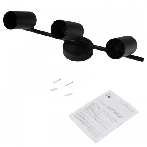 Светильник PCL-0403 3xGU10 IP20 230В BL настен./потолочн. декор. под лампу JazzWay 5066649