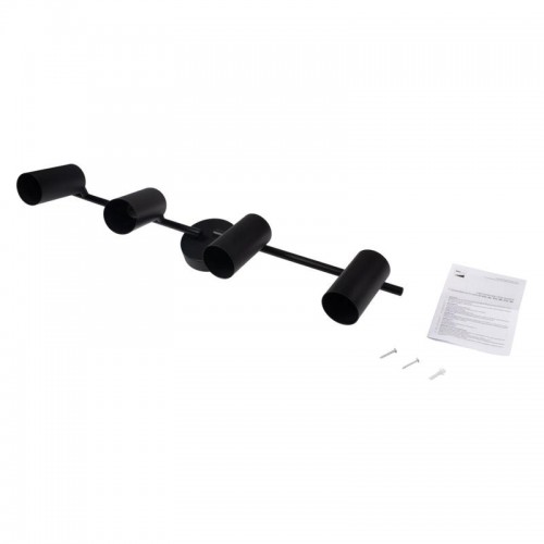 Светильник PCL-0504 4xGU10 IP20 230В BL настен./потолочн. декор. под лампу JazzWay 5066724