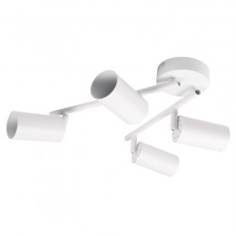 Светильник PCL-0504 4xGU10 IP20 230В WH настен./потолочн. декор. под лампу JazzWay 5066748