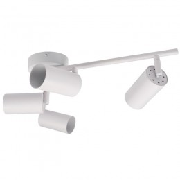 Светильник PCL-0504 4xGU10 IP20 230В WH настен./потолочн. декор. под лампу JazzWay 5066748