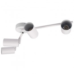 Светильник PCL-0504 4xGU10 IP20 230В WH настен./потолочн. декор. под лампу JazzWay 5066748