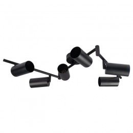 Светильник PCL-0606 6xGU10 IP20 230В BL настен./потолочн. декор. под лампу JazzWay 5066762