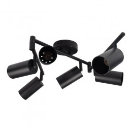 Светильник PCL-0606 6xGU10 IP20 230В BL настен./потолочн. декор. под лампу JazzWay 5066762