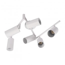 Светильник PCL-0606 6xGU10 IP20 230В WH настен./потолочн. декор. под лампу JazzWay 5066786