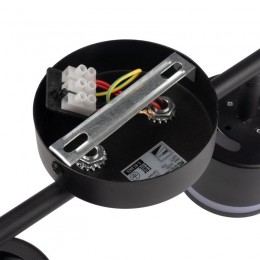 Светильник PCL-0702 max 20Вт (каждая лампа) 2xGX53 IP20 230В BL настен./потолочн. декор. под лампу JazzWay 5066809