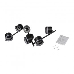 Светильник PCL-0906 max 20Вт (каждая лампа) 6xGX53 IP20 230В BL настен./потолочн. декор. под лампу JazzWay 5066960