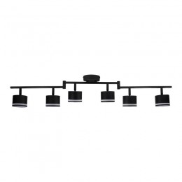 Светильник PCL-0906 max 20Вт (каждая лампа) 6xGX53 IP20 230В BL настен./потолочн. декор. под лампу JazzWay 5066960