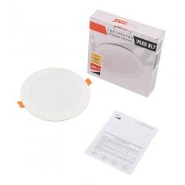 Светильник светодиодный PLED DL7 12Вт 3000К IP54 1020лм WH встраив. бел. Pro JazzWay 5069060