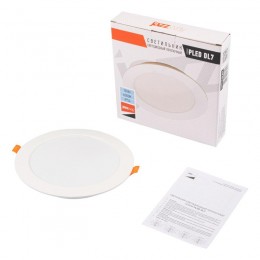Светильник светодиодный PLED DL7 18Вт 6500К IP54 1530лм WH встраив. бел. Pro JazzWay 5069107