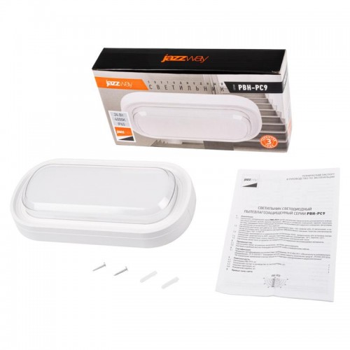 Светильник светодиодный PBH-PC9-OA 24Вт 4000К IP65 2400лм ЖКХ бел. JazzWay 5070172