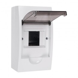 Бокс модульный накладной PDB/W 1004 WH (ЩРН-П- 4) IP41 пластик. Pro JazzWay 5071643