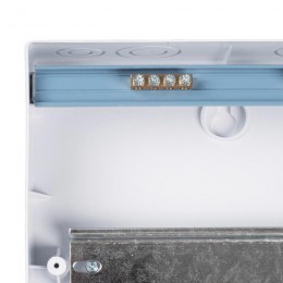 Бокс модульный накладной PDB/W 1008 WH (ЩРН-П- 8) IP41 пластик. Pro JazzWay 5071667