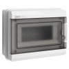 Бокс модульный накладной PDB/W 3008 GR (ЩРН-ПГ- 8) IP65 пластик. Pro JazzWay 5071988