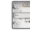 Бокс модульный накладной PDB/W 3008 GR (ЩРН-ПГ- 8) IP65 пластик. Pro JazzWay 5071988