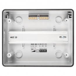 Бокс модульный накладной PDB/W 3008 GR (ЩРН-ПГ- 8) IP65 пластик. Pro JazzWay 5071988