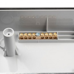 Бокс модульный накладной PDB/W 3018 GR (ЩРН-ПГ-18) IP65 пластик. Pro JazzWay 5072022