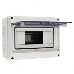 Бокс модульный накладной PDB/W 4008 GR (ЩРН-ПГ- 8) IP65 пластик. Pro JazzWay 5072060