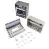 Бокс модульный накладной PDB/W 4012 GR (ЩРН-ПГ-12) IP65 пластик. Pro JazzWay 5072084