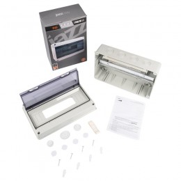 Бокс модульный накладной PDB/W 4015 GR (ЩРН-ПГ-15) IP65 пластик. Pro JazzWay 5072107