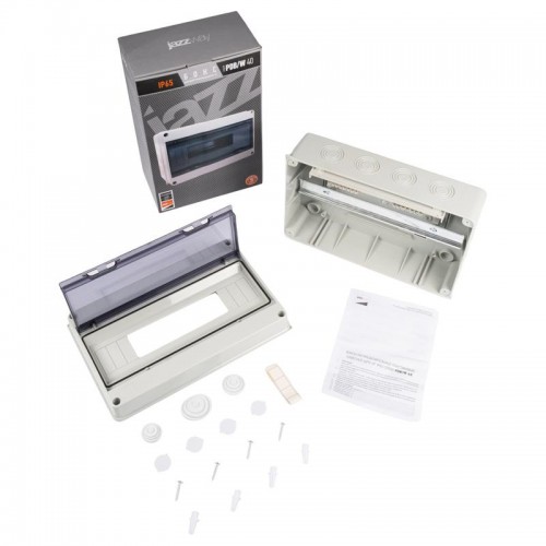 Бокс модульный накладной PDB/W 4015 GR (ЩРН-ПГ-15) IP65 пластик. Pro JazzWay 5072107