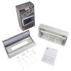 Бокс модульный накладной PDB/W 4018 GR (ЩРН-ПГ-18) IP65 пластик. Pro JazzWay 5072121