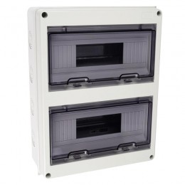Бокс модульный накладной PDB/W 4024 GR (ЩРН-ПГ-24) IP65 пластик. Pro JazzWay 5072145