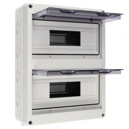 Бокс модульный накладной PDB/W 4024 GR (ЩРН-ПГ-24) IP65 пластик. Pro JazzWay 5072145
