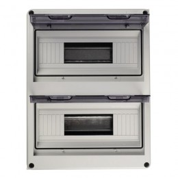 Бокс модульный накладной PDB/W 4024 GR (ЩРН-ПГ-24) IP65 пластик. Pro JazzWay 5072145