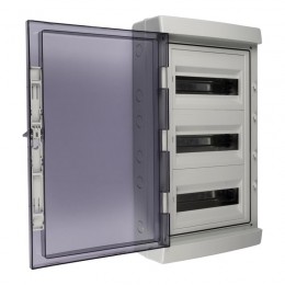 Бокс модульный накладной PDB/W 4036 GR (ЩРН-ПГ-36) IP65 пластик. Pro JazzWay 5072169