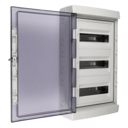 Бокс модульный накладной PDB/W 4036 GR (ЩРН-ПГ-36) IP65 пластик. Pro JazzWay 5072169
