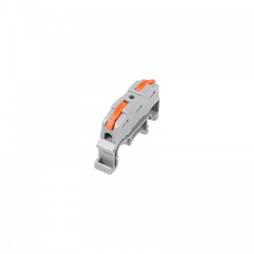 Клемма монтажная СМК PTC-1P 4211 DIN BL/4 450В 32А 0.08-2.5(4.0)кв.мм JazzWay 5073647
