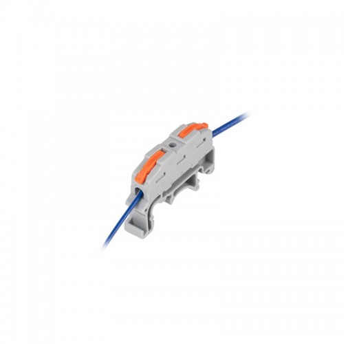 Клемма монтажная СМК PTC-1P 4211 DIN BL/4 450В 32А 0.08-2.5(4.0)кв.мм JazzWay 5073647