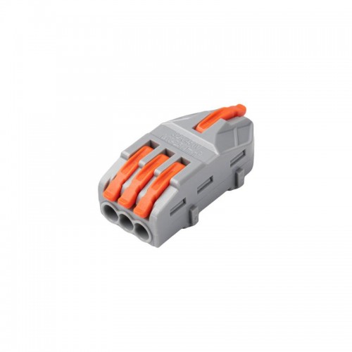 Клемма монтажная СМК PTC-1P 4213 BL/3 450В 32А 0.08-2.5(4.0)кв.мм JazzWay 5073746