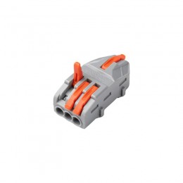 Клемма монтажная СМК PTC-1P 4213 BL/3 450В 32А 0.08-2.5(4.0)кв.мм JazzWay 5073746