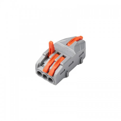 Клемма монтажная СМК PTC-1P 4213 BL/3 450В 32А 0.08-2.5(4.0)кв.мм JazzWay 5073746