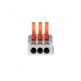 Клемма монтажная СМК PTC-1P 4213 BL/3 450В 32А 0.08-2.5(4.0)кв.мм JazzWay 5073746