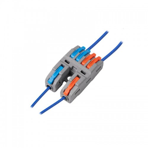 Клемма монтажная СМК PTC-2P 4224 BL/2 450В 32А 0.08-2.5(4.0)кв.мм JazzWay 5073760
