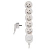 Удлинитель EX-05GS-500 (5х5) заземл. выкл. JazzWay 5065208